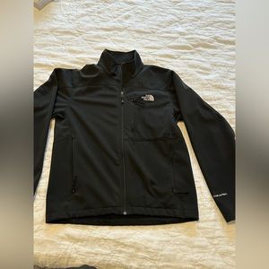 Men’s waterproof light weight fleece lined jacket north face size medium black